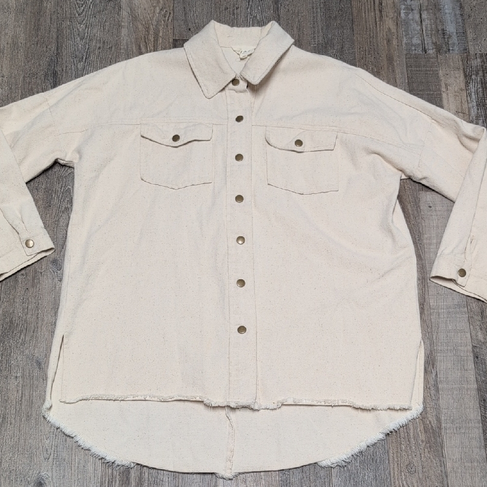 1.4.3. Story By Line Up Natural Cream Shirt